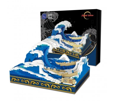 Kit Construccion Kanagawa Surfing 1946pzs