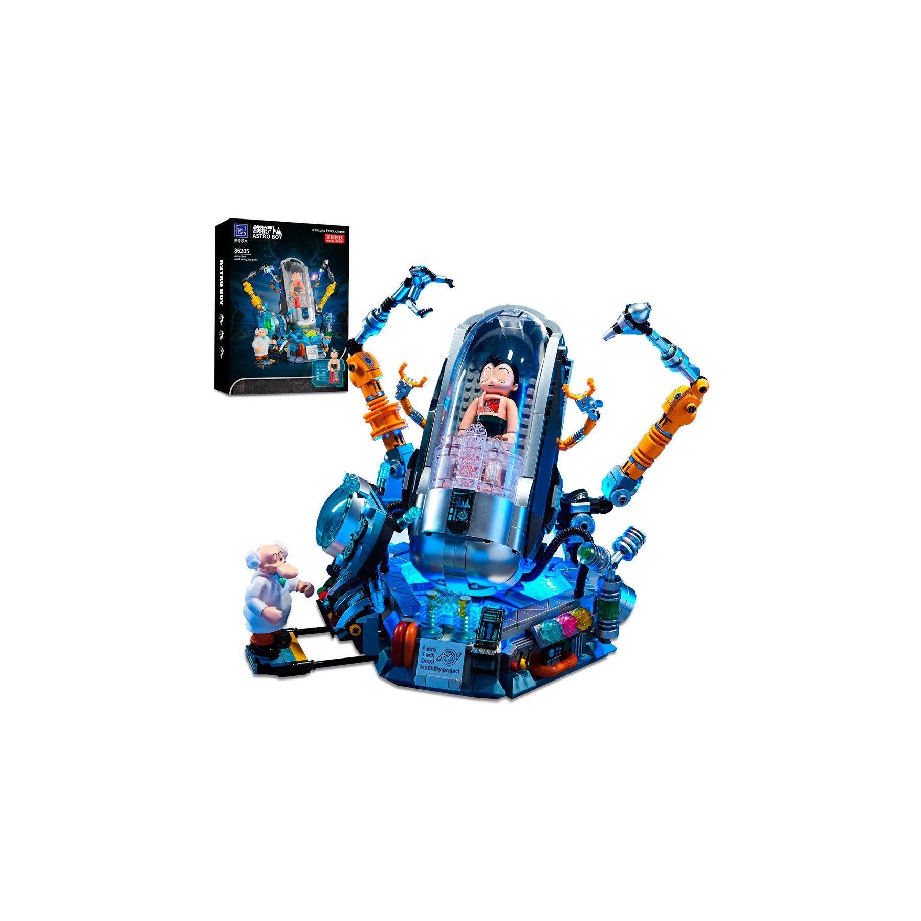 Kit Construccion Astro Boy Awakening Moment Light Astro Boy 1500pzs