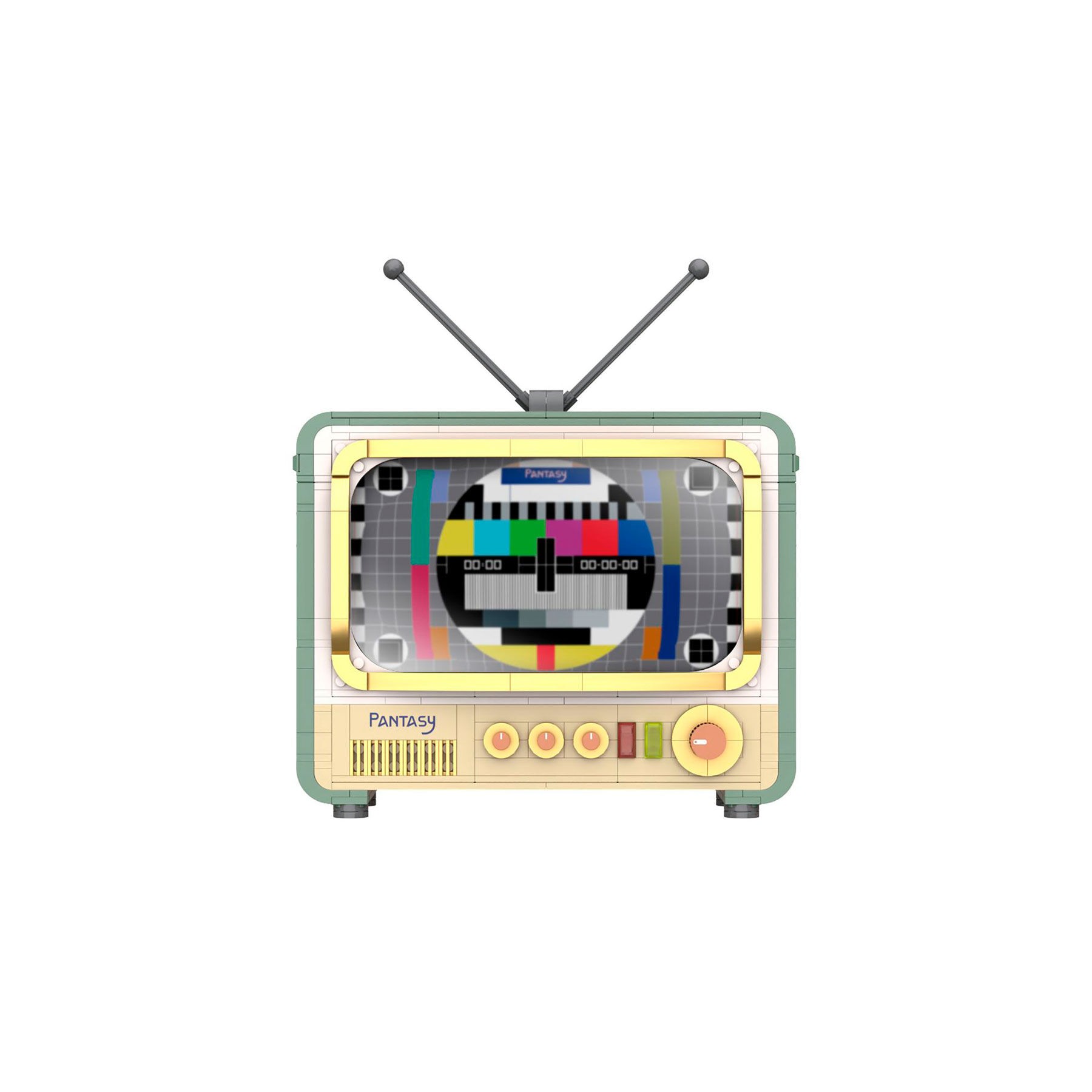 Kit Construccion Retro TV 670pzs