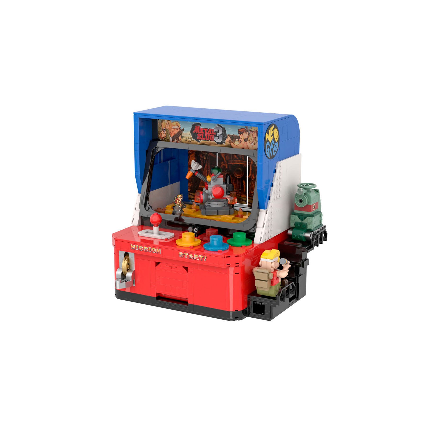 Kit Construccion Metal Slug 3 Arcade 1601pzs