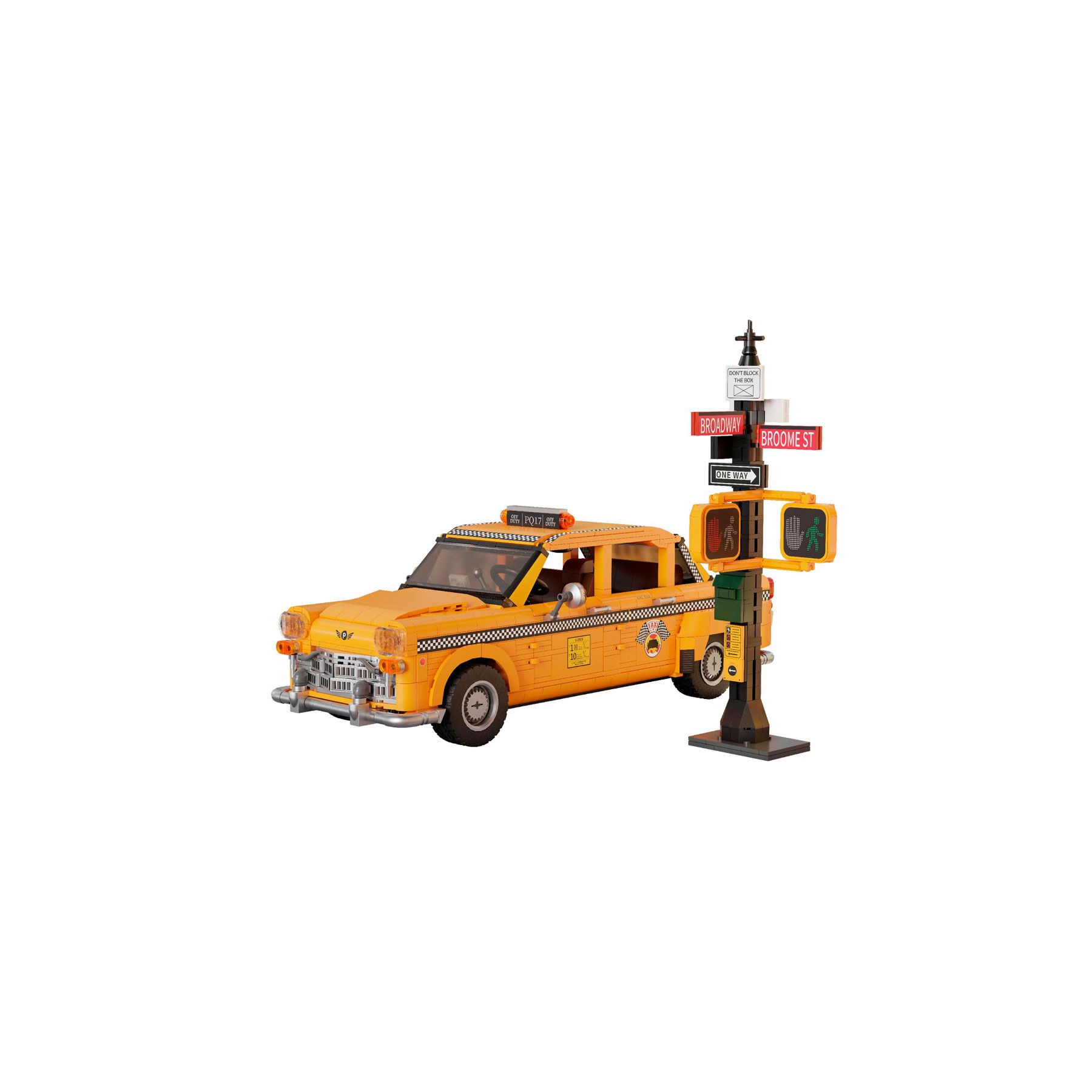 Kit Construccion Taxi New York 1601pzs