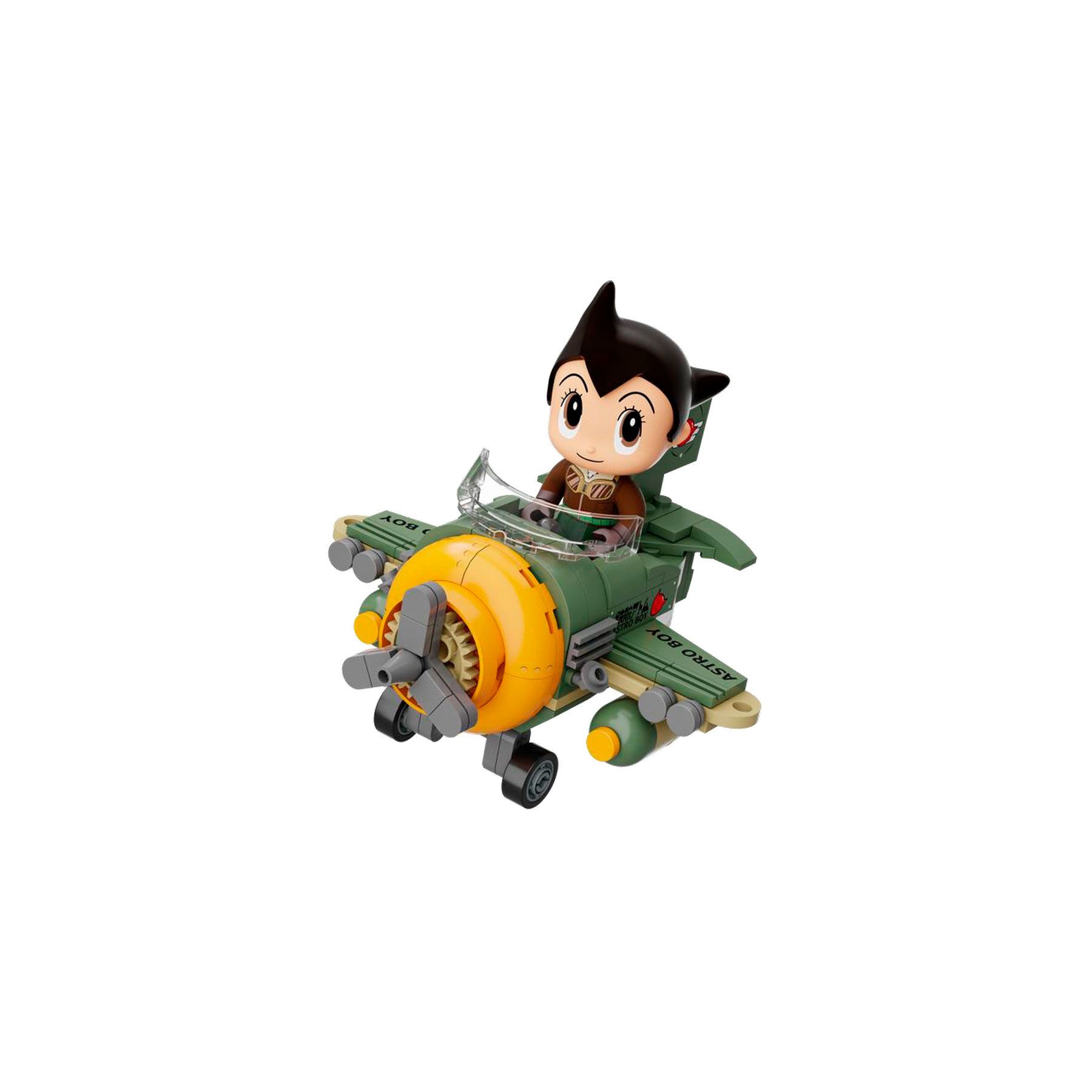 Kit Construccion Astro Boy Avion Astro Boy 161pzs