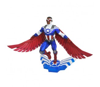 Estatua diorama Captain America Sam Wilson 25cm