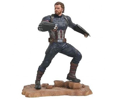 Estatua Capitan America Vengadores Avengers 3 Marvel 23cm