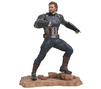 Estatua Capitan America Vengadores Avengers 3 Marvel 23cm