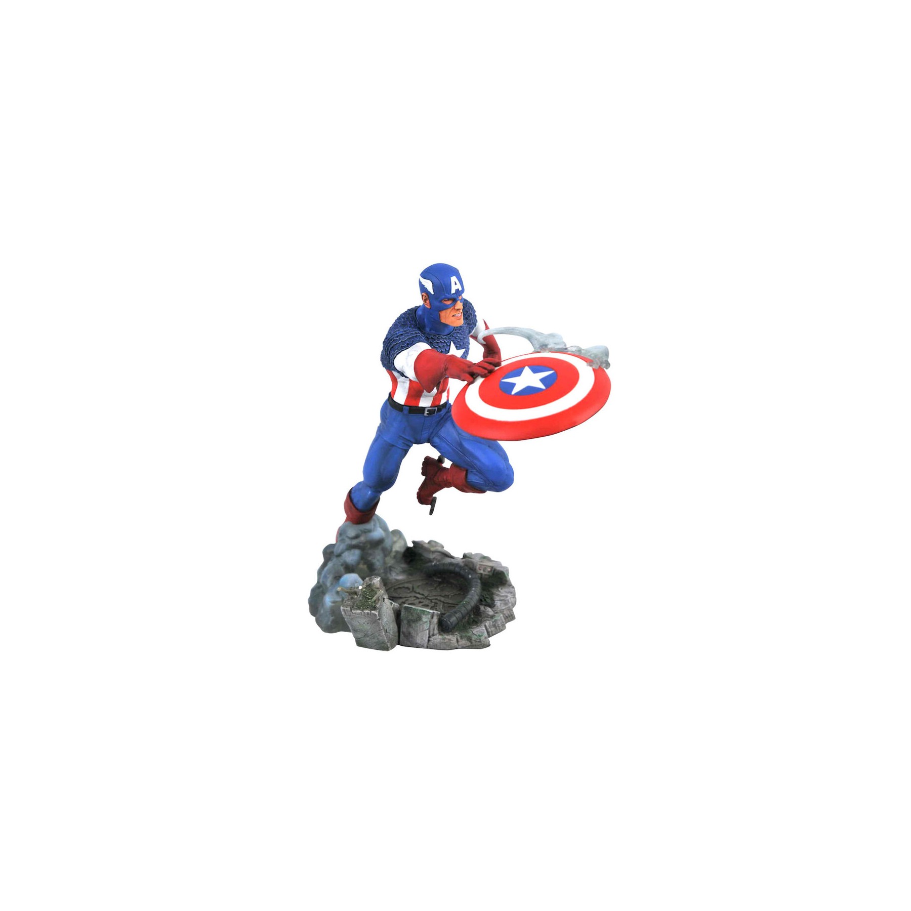 Estatua Capitan America Marvel Comic Gallery 25cm