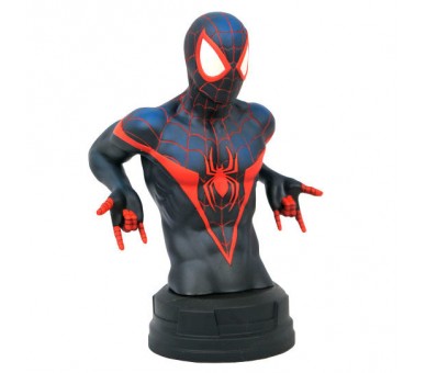 Busto Miles Morales Spiderman Marvel 18cm