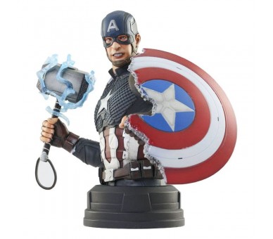 Busto Capitan America Endgame Vengadores Avengers Marvel 15cm