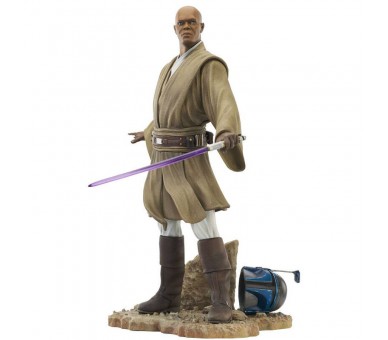 Estatua Mace Vindu Premier Collection Episode II Star Wars 28cm
