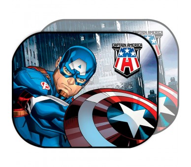 Set 2 parasol ventana Capitan America Marvel