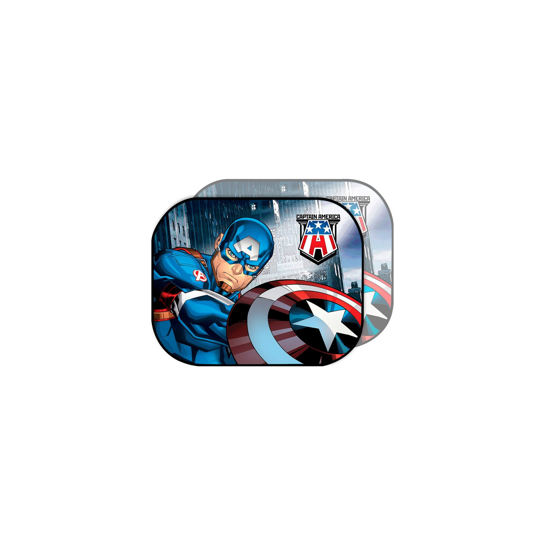 Set 2 parasol ventana Capitan America Marvel