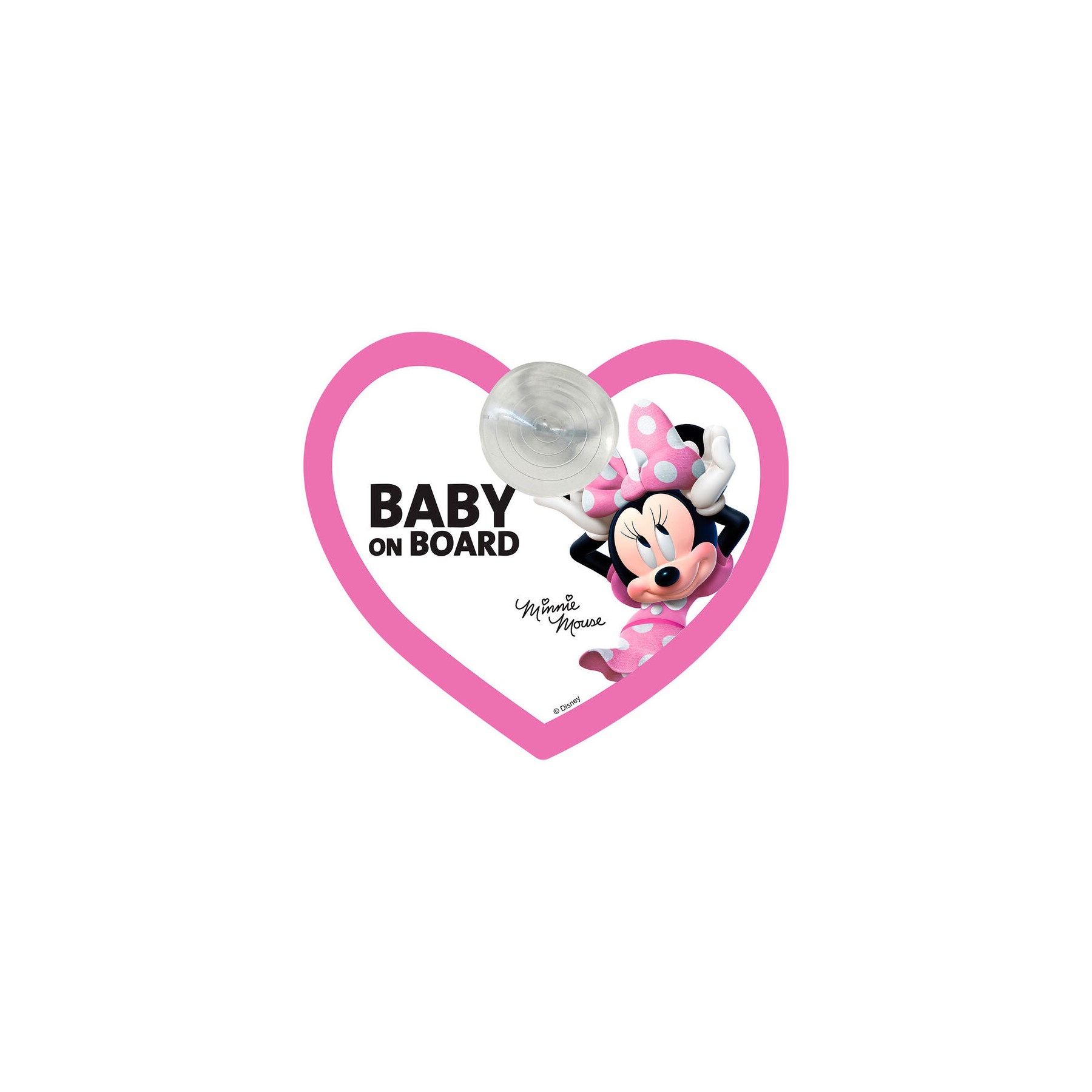 Señal coche baby on board Minnie Disney