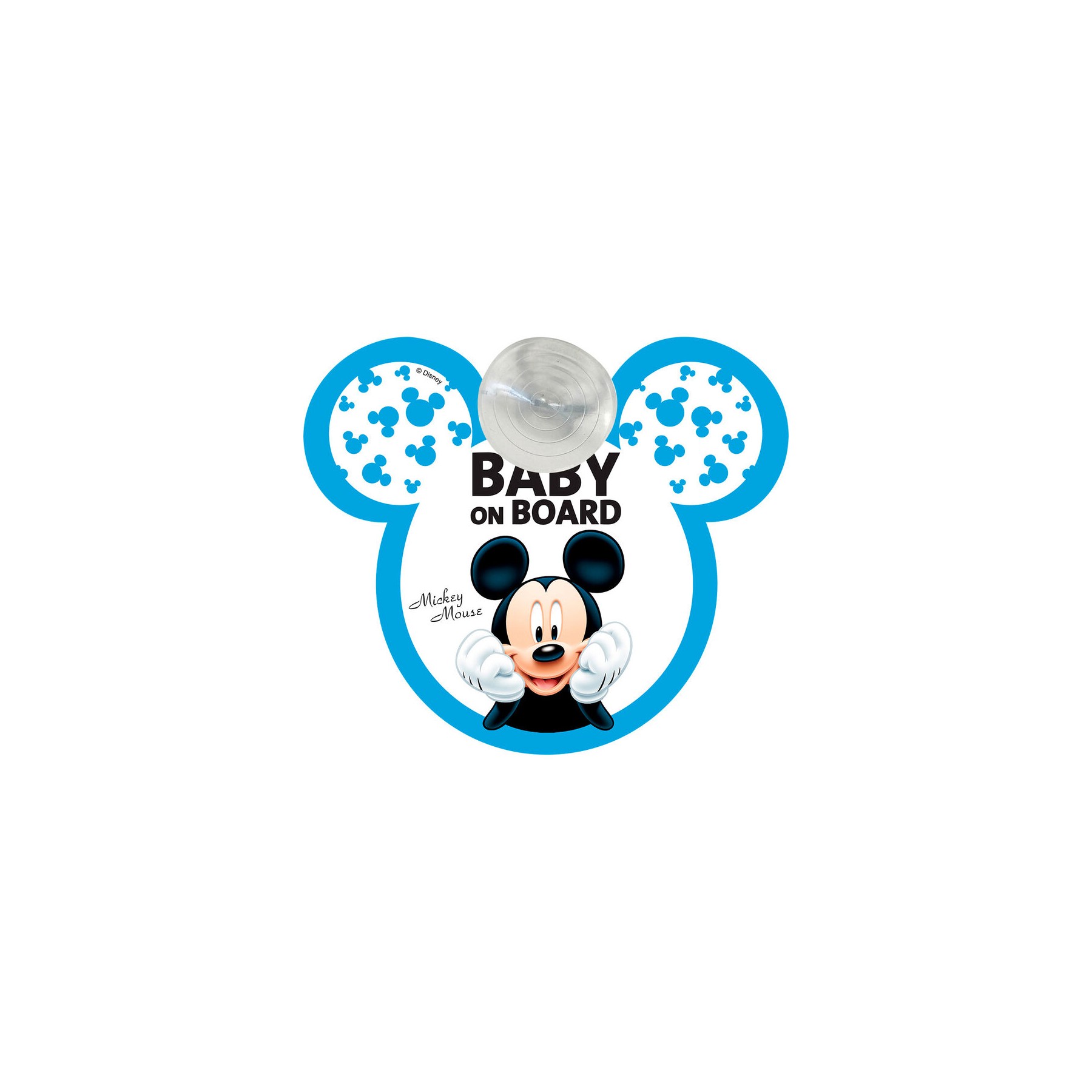 Señal coche baby on board Mickey Disney