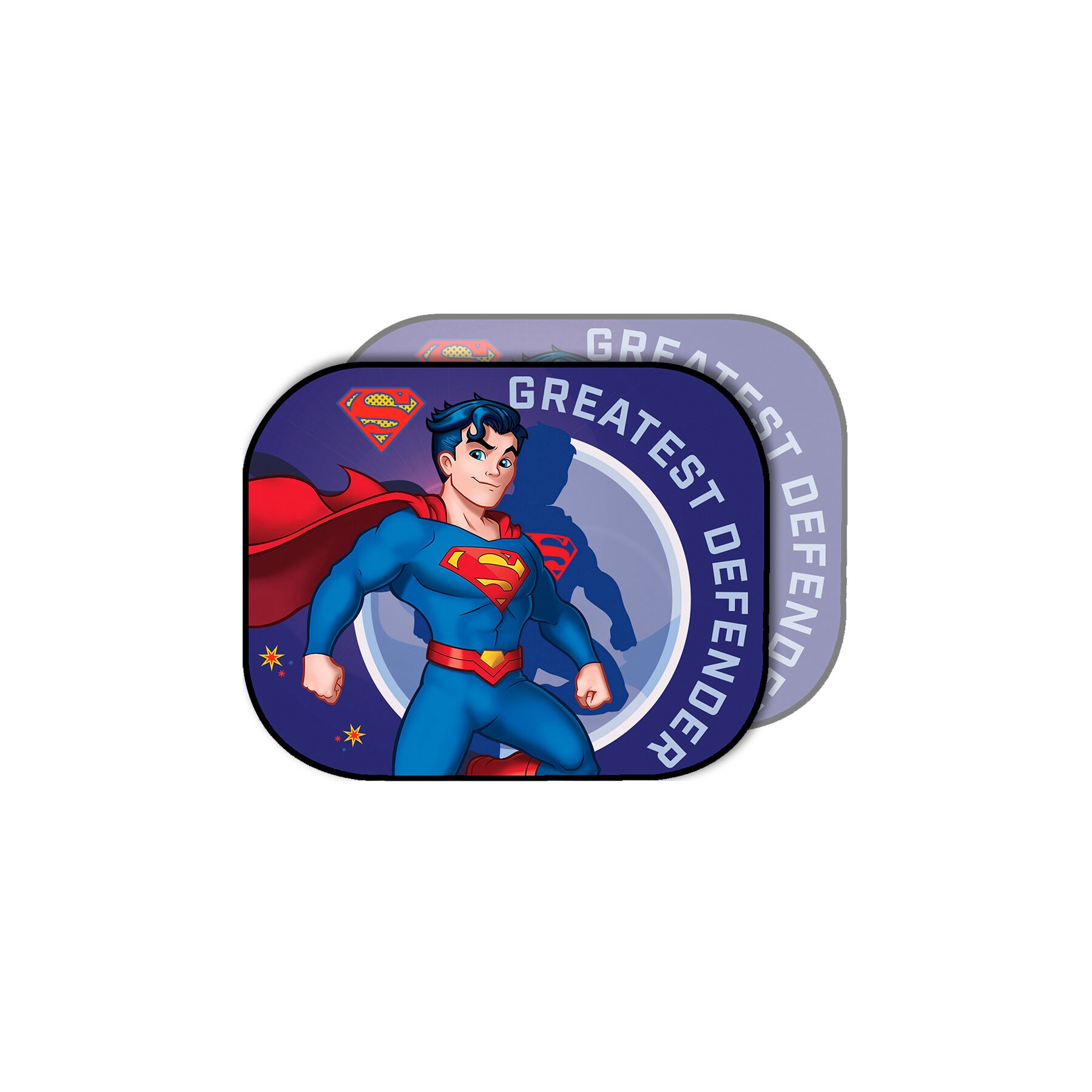 Set 2 parasol ventana Superman DC Comics