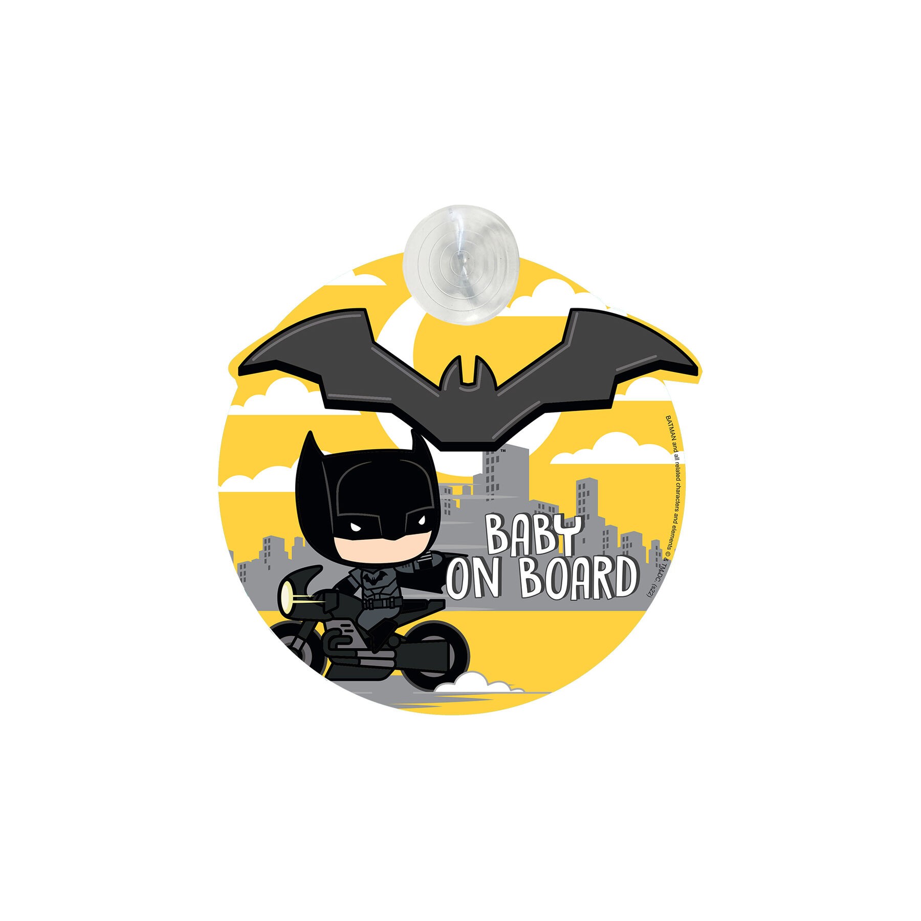 Señal coche baby on board Batman DC Comics
