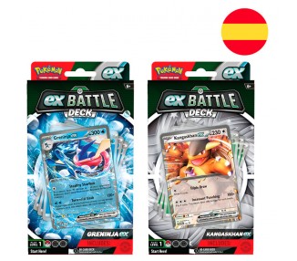 Baraja juego cartas coleccionables Greninja & Kangaskhan Pokemon español