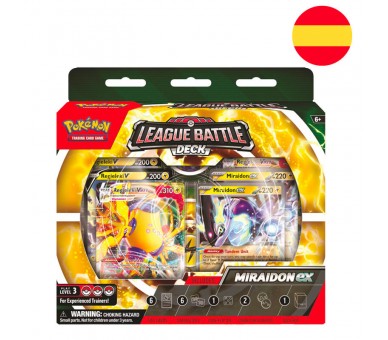 Juego cartas coleccionables Miraidon League Battle Deck Pokemon español