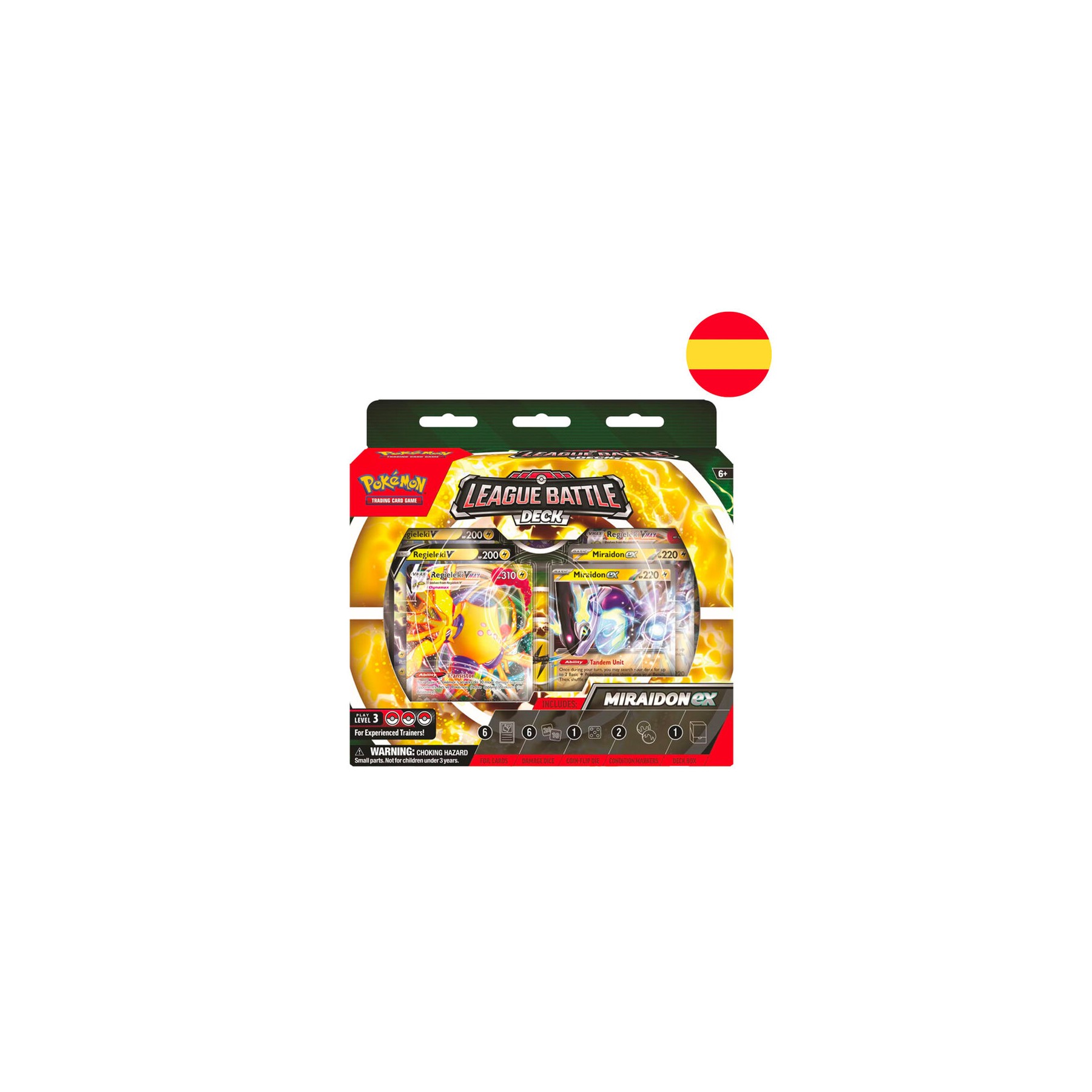 Juego cartas coleccionables Miraidon League Battle Deck Pokemon español