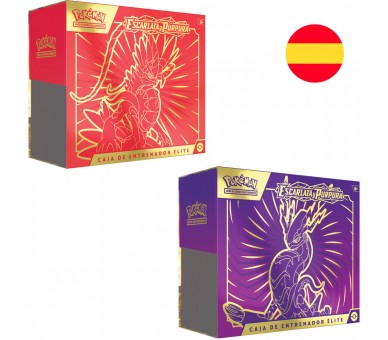 Estuche surtido juego cartas coleccionables Escarlata y Purpura Pokemon