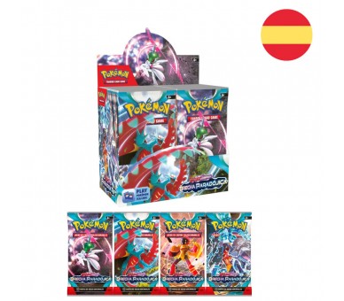 Sobre juego cartas coleccionables Brecha Paradojica Escarlata & Purpura Pokemon surtido español