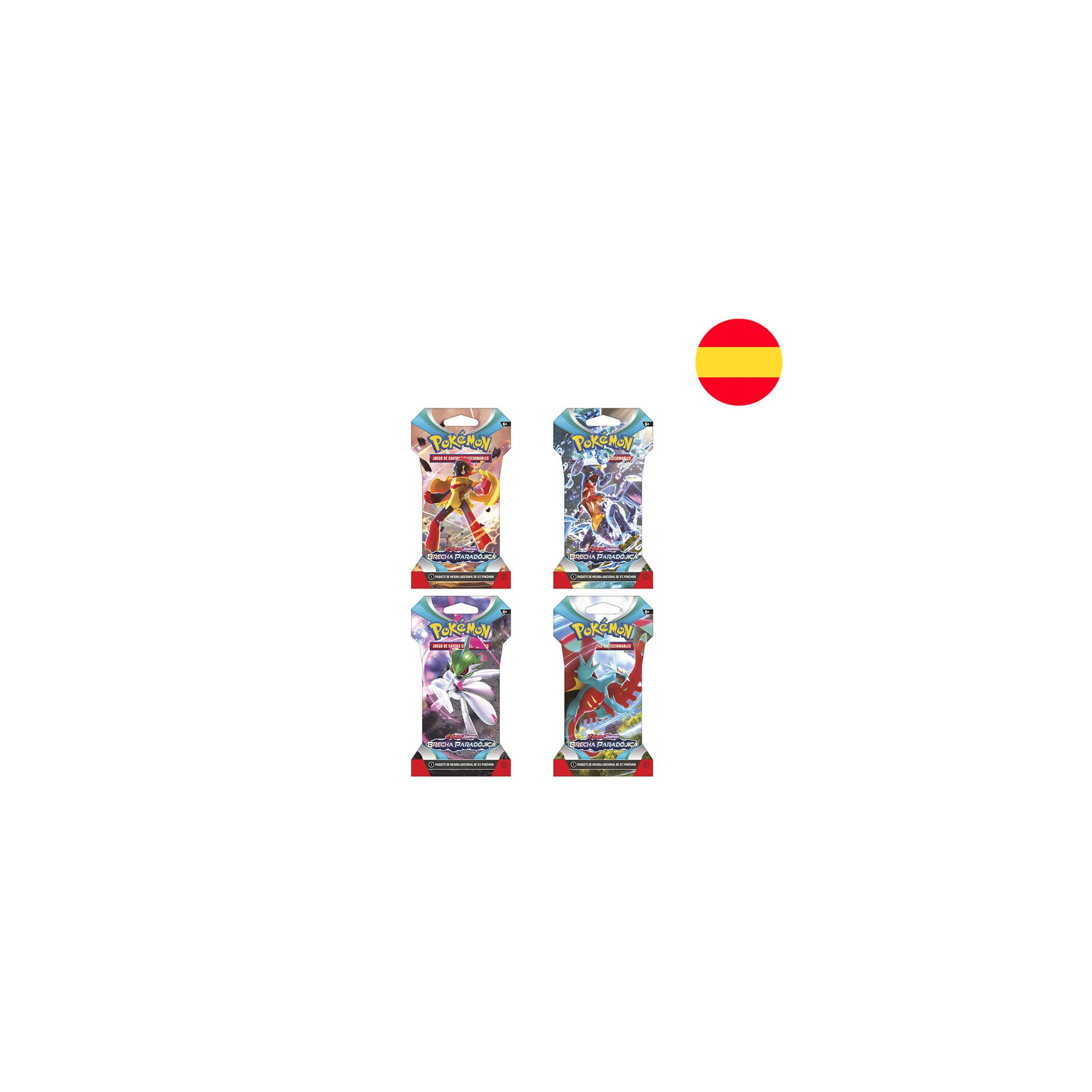 Sobre juego cartas coleccionables Brecha Paradojica Escarlata & Purpura Pokemon surtido español