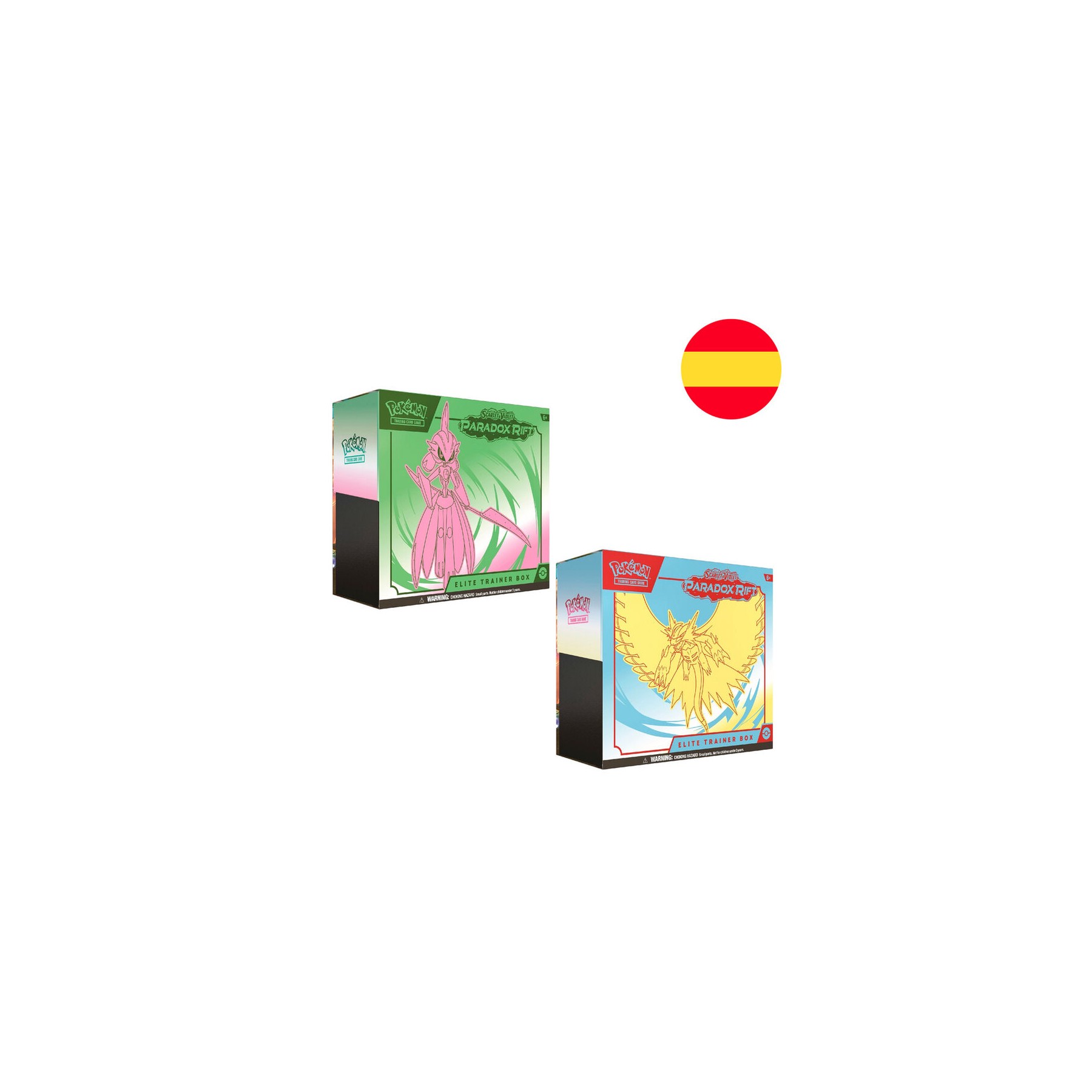 Estuche juego cartas coleccionables Brecha Paradojica Escarlata & Purpura Pokemon español surtido