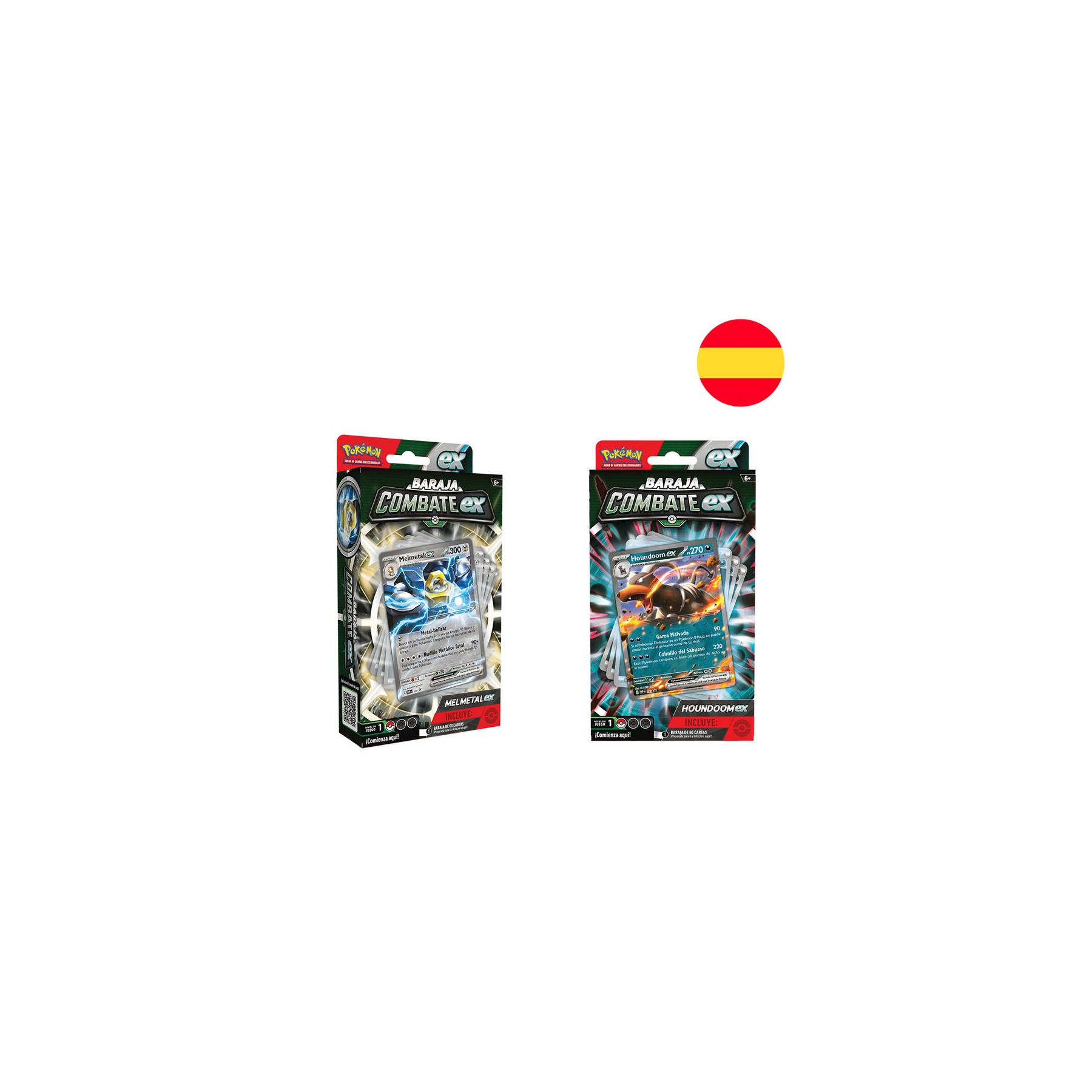 Baraja juego cartas coleccionables Pokemon español surtido