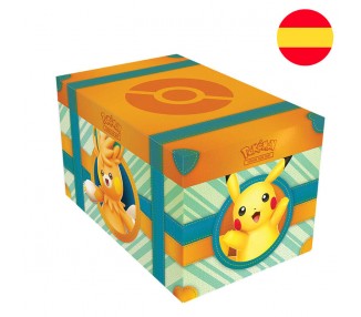 Cofre del tesoro juego cartas coleccionables Pokemon español