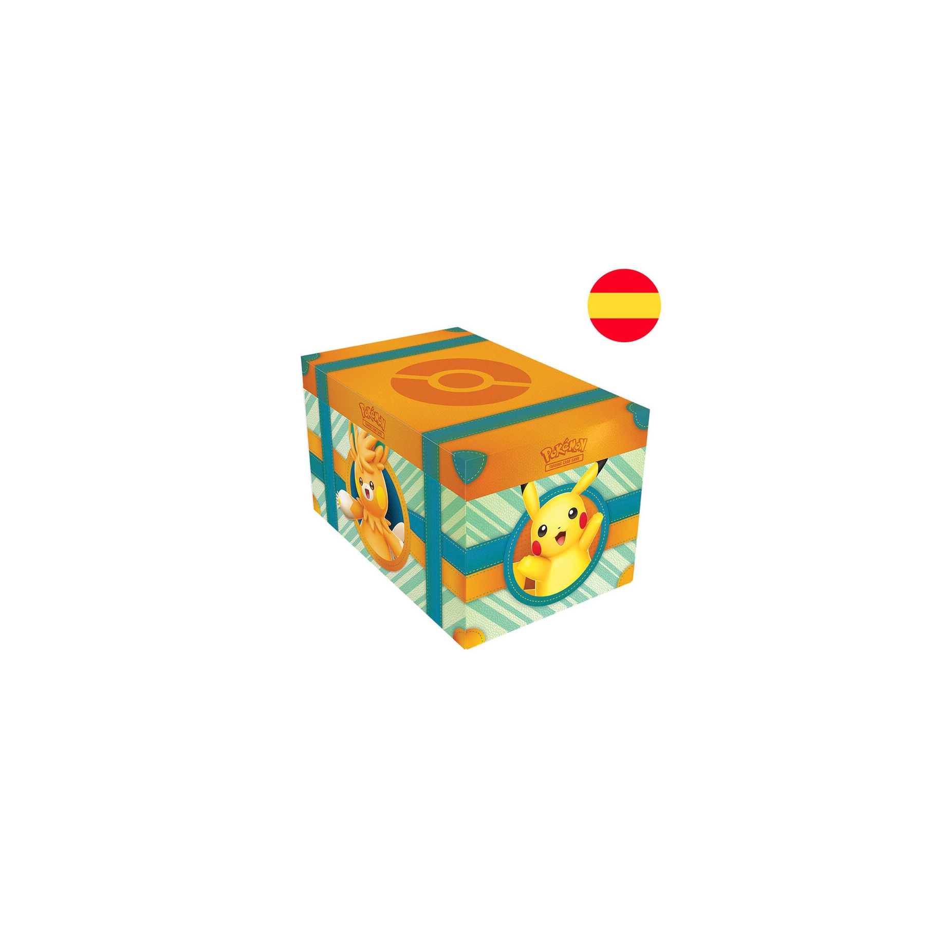 Cofre del tesoro juego cartas coleccionables Pokemon español