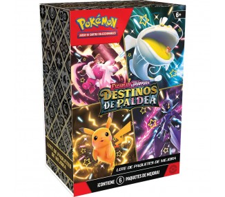 Juego cartas coleccionables Destinos de Paldea Escarlata y Purpura Pokemon español