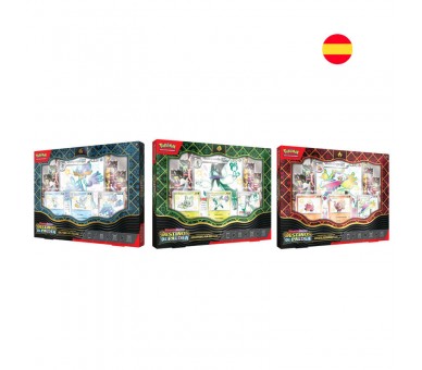 Blister juego cartas coleccionables Destinos de Paldea Escarlata y Purpura Pokemon español surtido