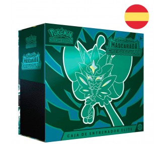 Estuche juego cartas coleccionables Mascarada Crepuscular Escarlata y Purpura Pokemon Español