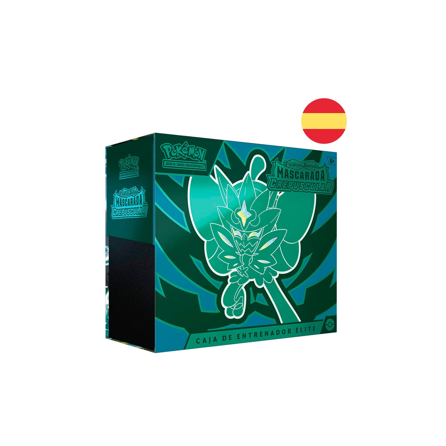 Estuche juego cartas coleccionables Mascarada Crepuscular Escarlata y Purpura Pokemon Español