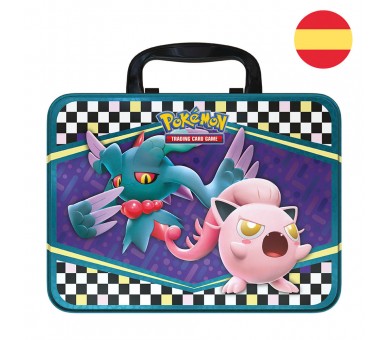 Estuche juego cartas coleccionables Chest Pokemon Español