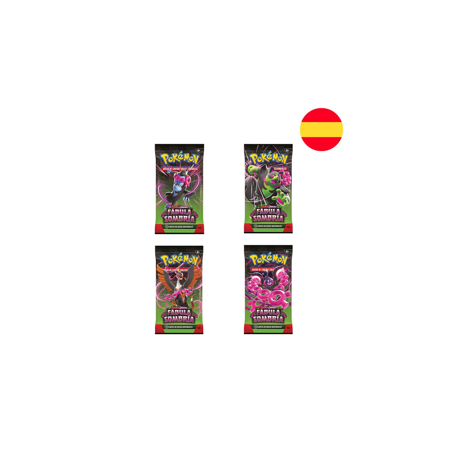 Juego cartas coleccionables Fabula Sombria Escarlata & Purpura SV6.5 Booster Pokemon español