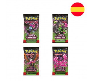 Juego cartas coleccionables Fabula Sombria Escarlata & Purpura SV6.5 Booster Pokemon español