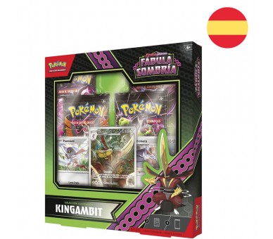 Blister juego cartas coleccionables Kingambit Fabula Sombria Pokemon español