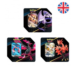 Lata metalica juego cartas coleccionables Crown Zenith V Pokemon surtido ingles