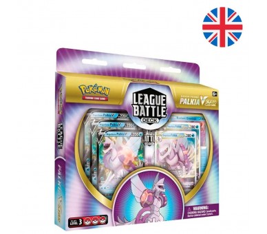 Blister juego cartas coleccionables Palkia Vstar League Battle Deck Pokemon ingles