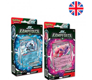 Baraja juego cartas coleccionables Kampfdeck Pokemon surtido ingles