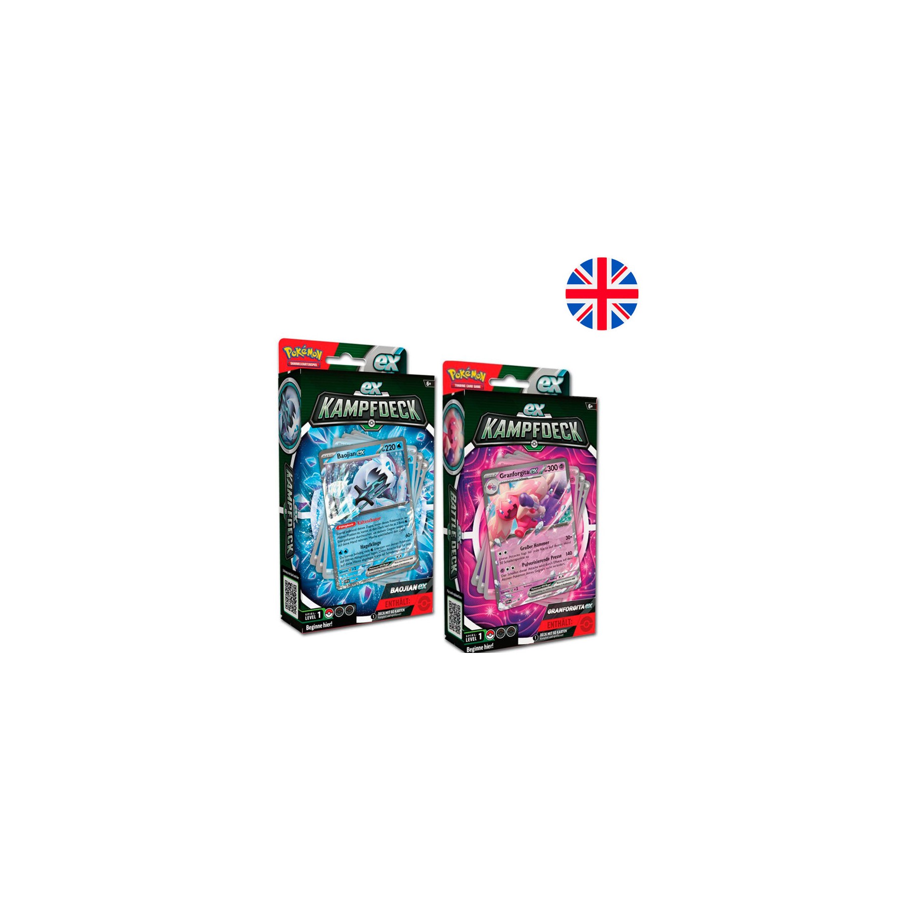 Baraja juego cartas coleccionables Kampfdeck Pokemon surtido ingles