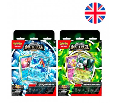 Baraja juego cartas coleccionables Mazo de batalla de lujo Pokemon ingles