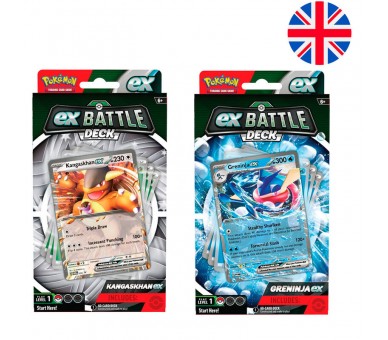 Baraja juego cartas coleccionables Battle Deck Pokemon surtido ingles