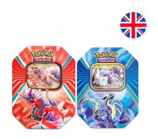 Lata surtido juego cartas coleccionables Escarlata y Purpura 2 Pokemon ingles