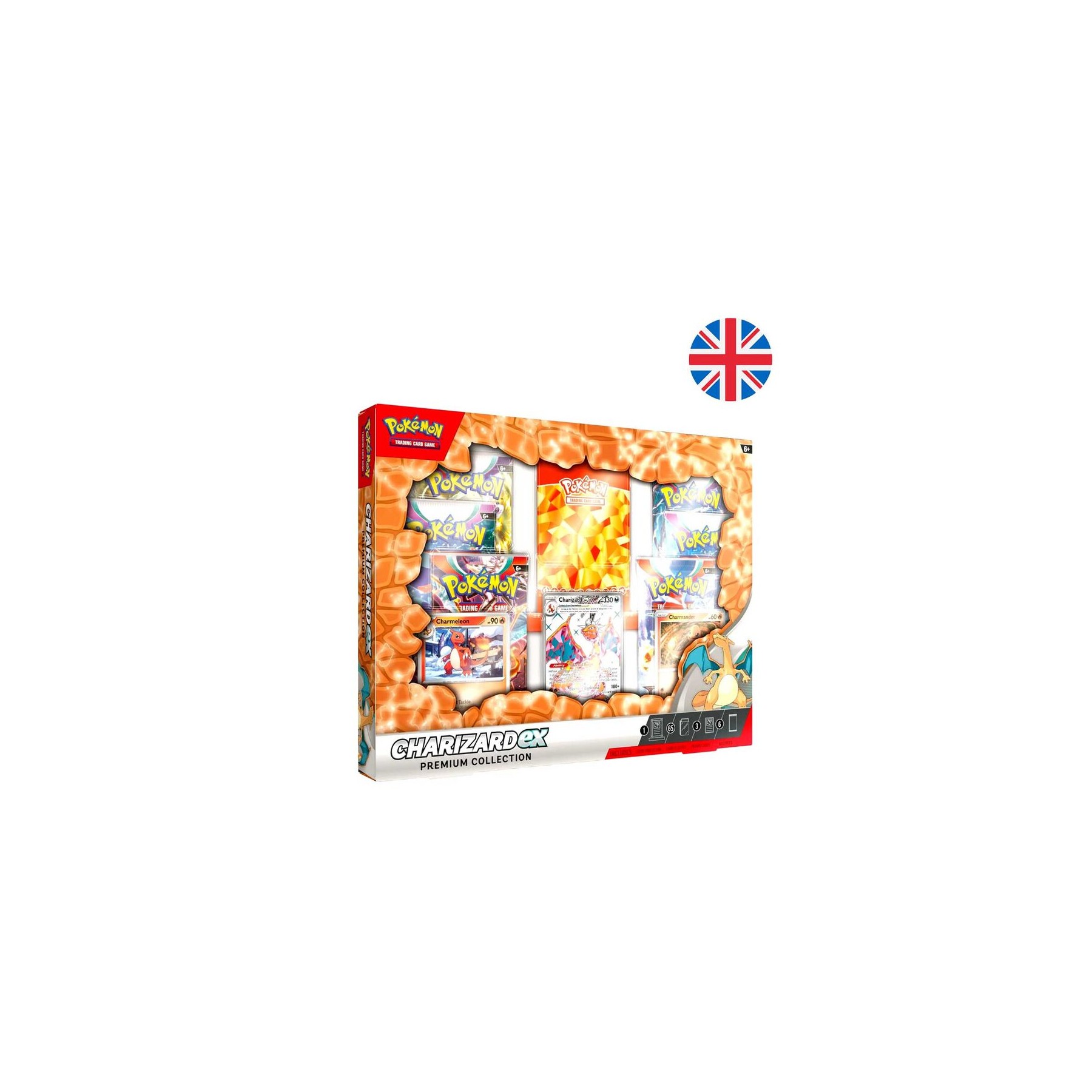 Blister juego cartas coleccionables Pokemon ingles