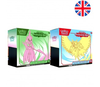 Estuche surtido juego cartas coleccionables Paradox Rift Scarlet & Violet Pokemon ingles