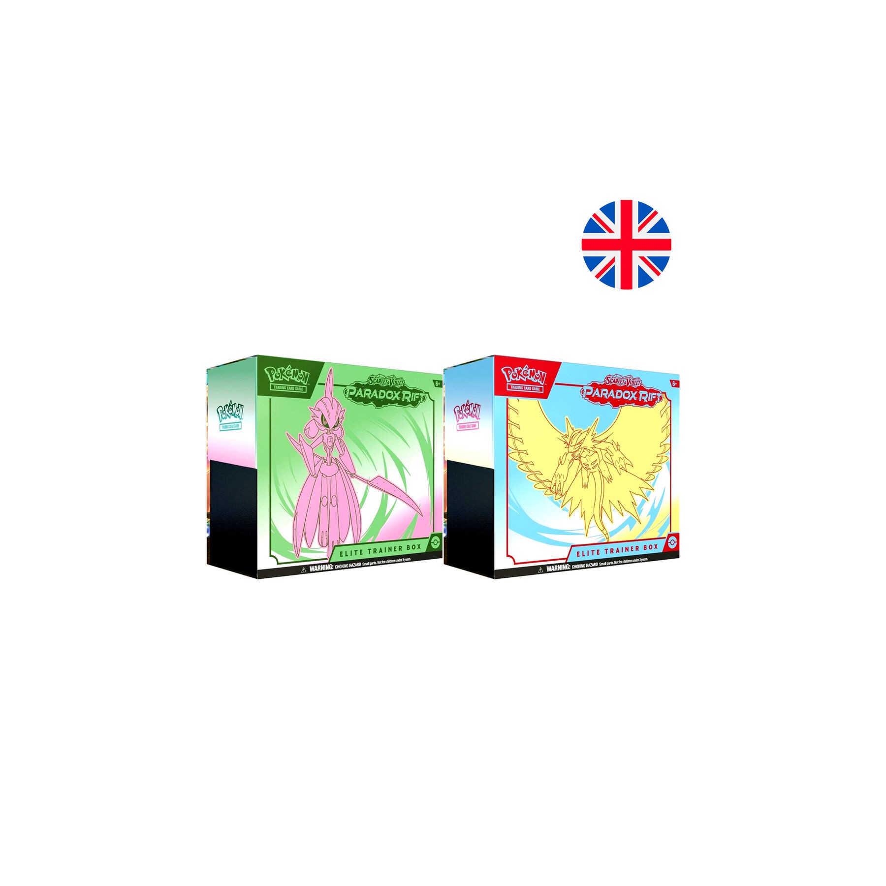 Estuche surtido juego cartas coleccionables Paradox Rift Scarlet & Violet Pokemon ingles