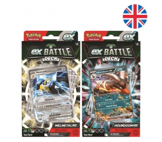 Baraja juego cartas coleccionables Ex Battle Deck Pokemon surtido ingles