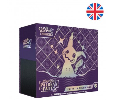 Estuche Juego cartas coleccionables Paldea Fates Scarlet & Violet Pokemon ingles