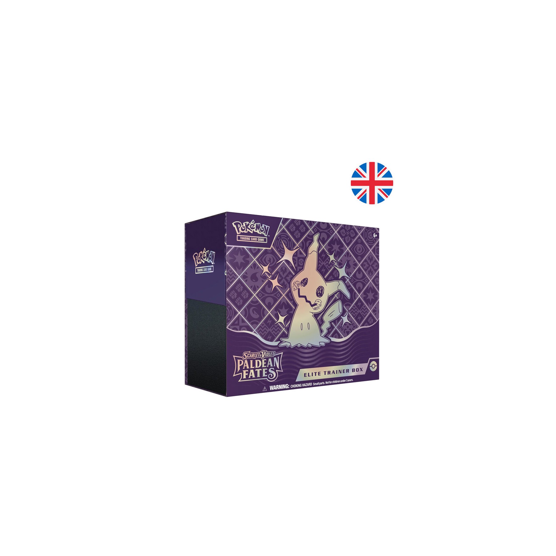 Estuche Juego cartas coleccionables Paldea Fates Scarlet & Violet Pokemon ingles